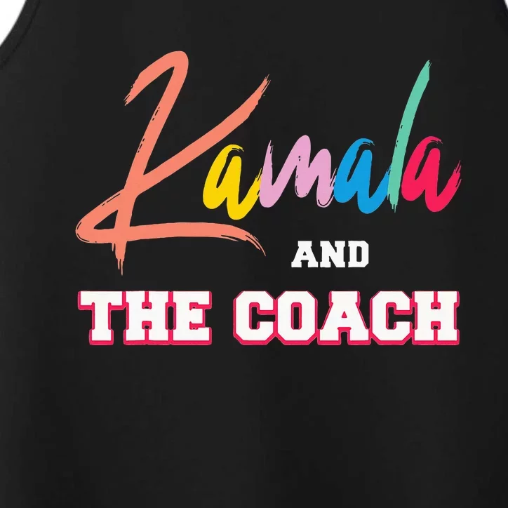 Kamala And The Coach  Childless Cat Ladies Performance Tank