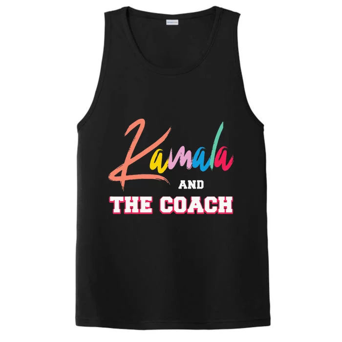 Kamala And The Coach  Childless Cat Ladies Performance Tank