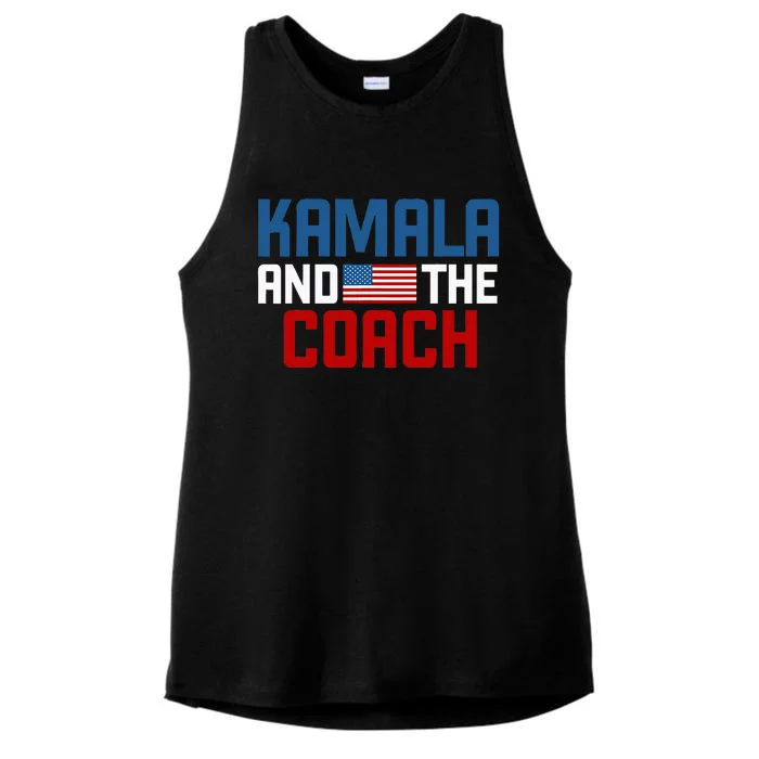 Kamala And The Coach Ladies Tri-Blend Wicking Tank