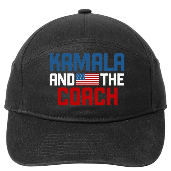 Kamala And The Coach 7-Panel Snapback Hat