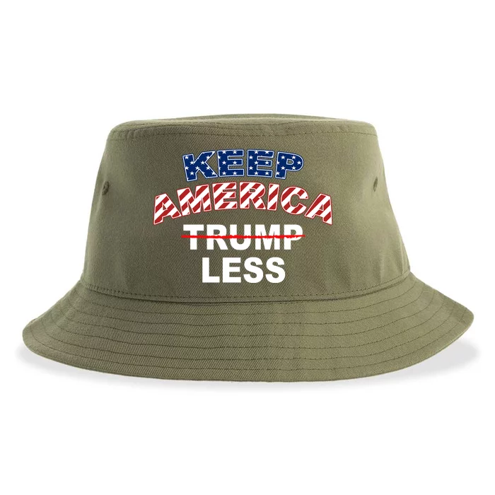 Keep America Trump Less Sustainable Bucket Hat