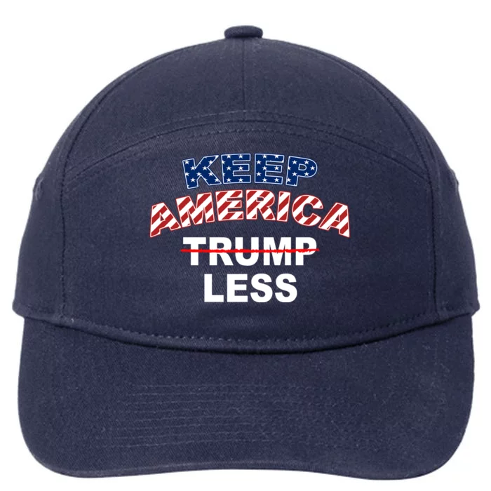 Keep America Trump Less 7-Panel Snapback Hat