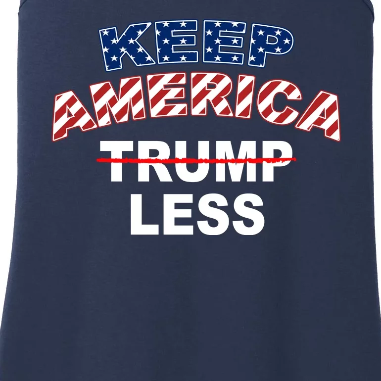 Keep America Trump Less Ladies Essential Tank