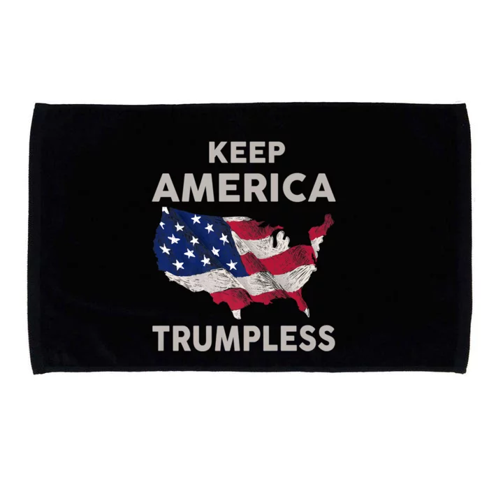 KEEP AMERICA TRUMPLESS Microfiber Hand Towel