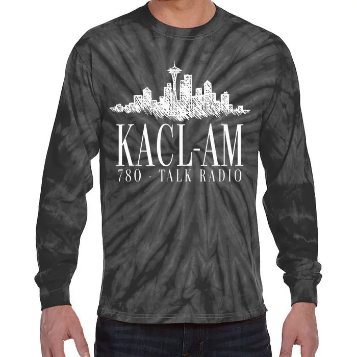 Kacl Am Talk Radio Tie-Dye Long Sleeve Shirt