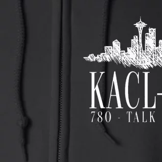 Kacl Am Talk Radio Full Zip Hoodie