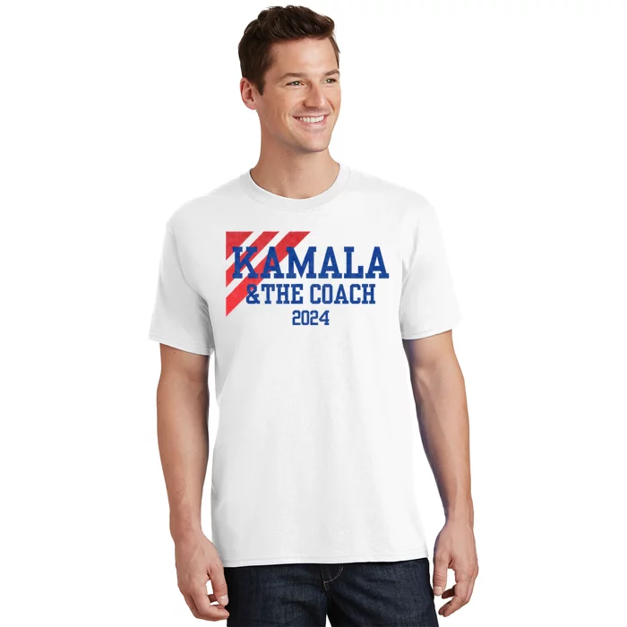 Kamala And The Coach 2024 Kamala Harris Tim Walz T-Shirt