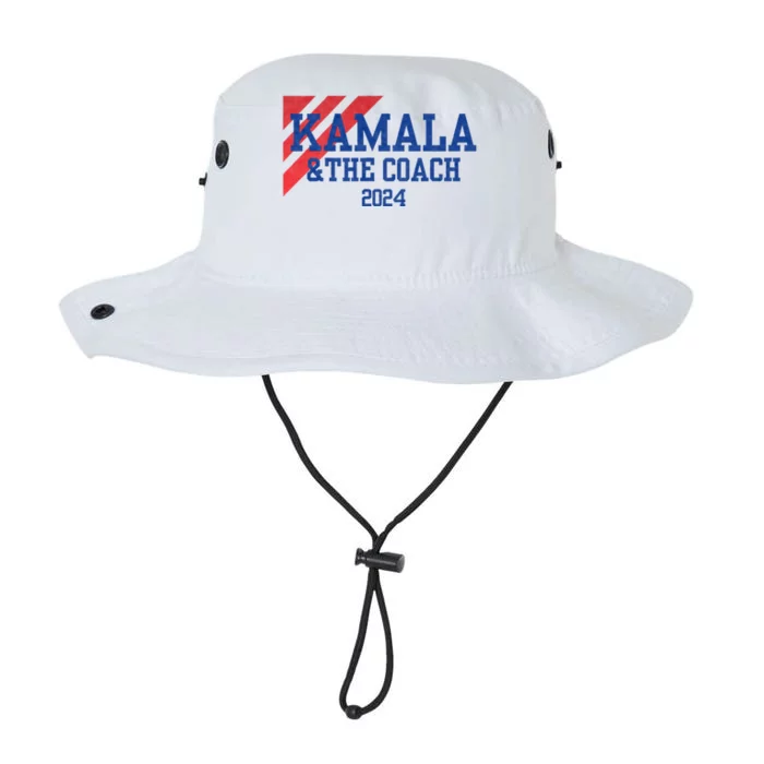 Kamala And The Coach 2024 Kamala Harris Tim Walz Legacy Cool Fit Booney Bucket Hat