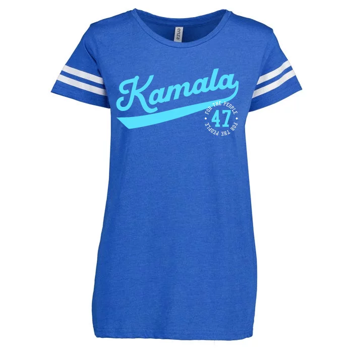 Kamala Athletic Team 47th President For The People Enza Ladies Jersey Football T-Shirt