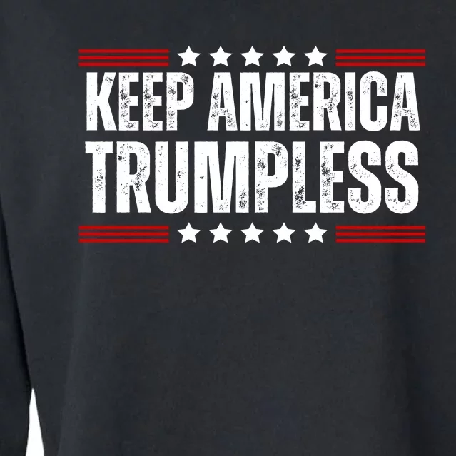 Keep America Trumpless Cropped Pullover Crew