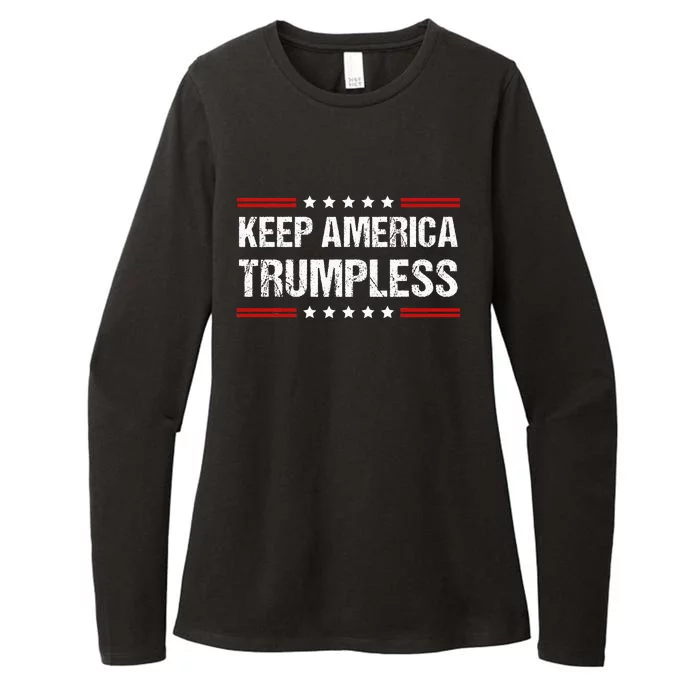 Keep America Trumpless Womens CVC Long Sleeve Shirt