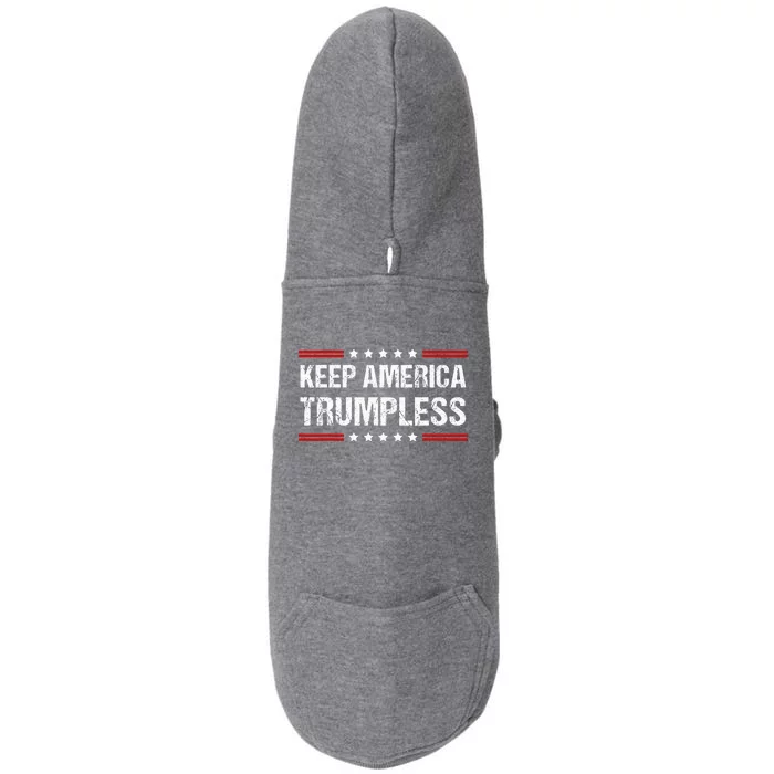 Keep America Trumpless Doggie 3-End Fleece Hoodie