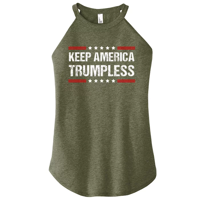 Keep America Trumpless Women’s Perfect Tri Rocker Tank