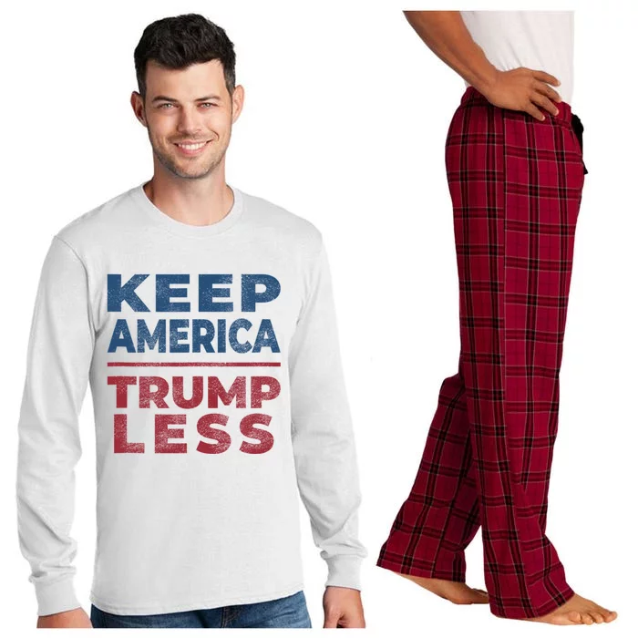 Keep America Trumpless America Election Long Sleeve Pajama Set