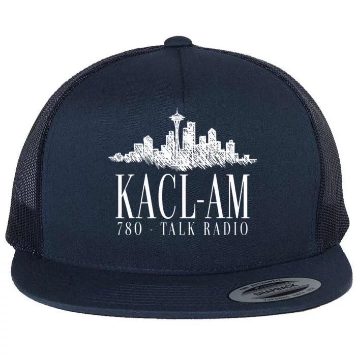 Kacl Am Talk Radio Flat Bill Trucker Hat