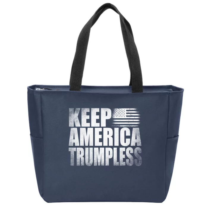 Keep America Trumpless America Election Zip Tote Bag