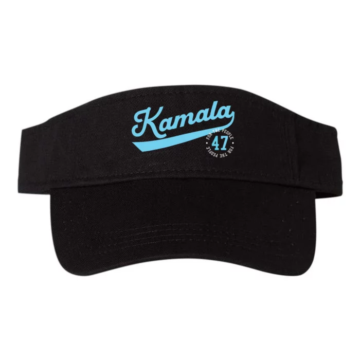 Kamala Athletic Team 47th President For The People Valucap Bio-Washed Visor