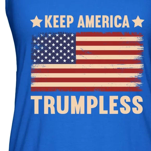 Keep America Trumpless Gift Ladies Essential Flowy Tank