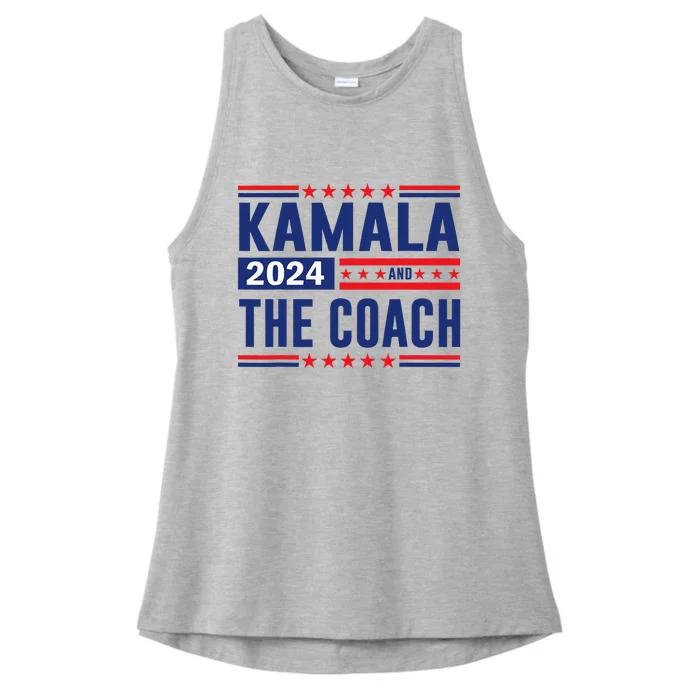 Kamala And The Coach 2024 Ladies Tri-Blend Wicking Tank