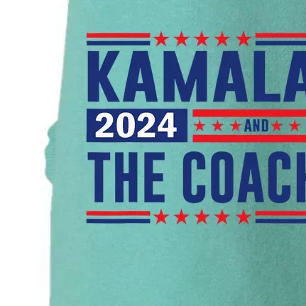 Kamala And The Coach 2024 Doggie 3-End Fleece Hoodie