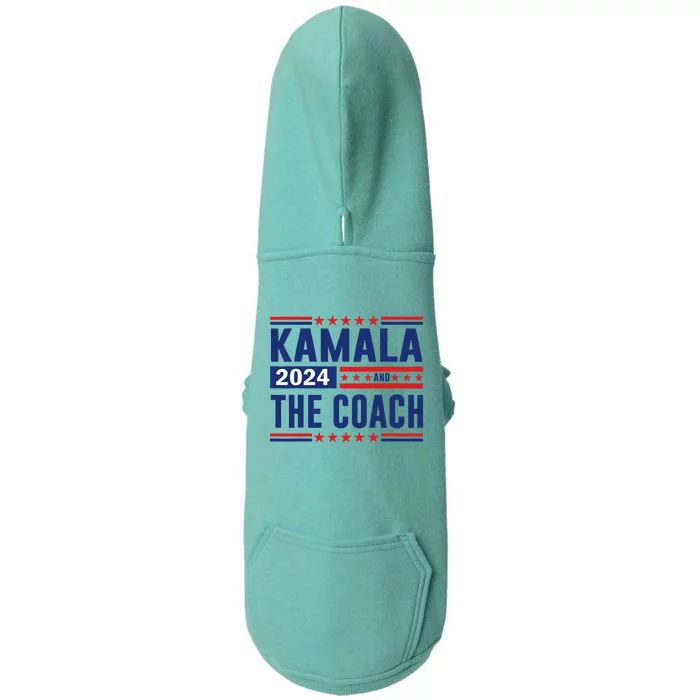 Kamala And The Coach 2024 Doggie 3-End Fleece Hoodie