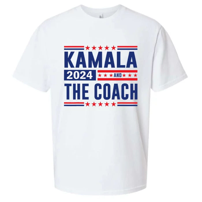 Kamala And The Coach 2024 Sueded Cloud Jersey T-Shirt