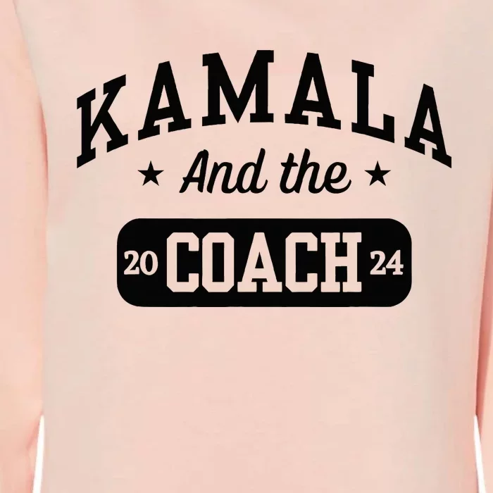 Kamala And The Coach 2024 Harris Walz Waltz Baseball Womens California Wash Sweatshirt