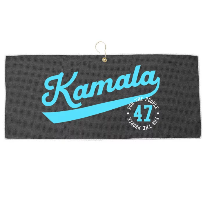 Kamala Athletic Team 47th President For The People Large Microfiber Waffle Golf Towel