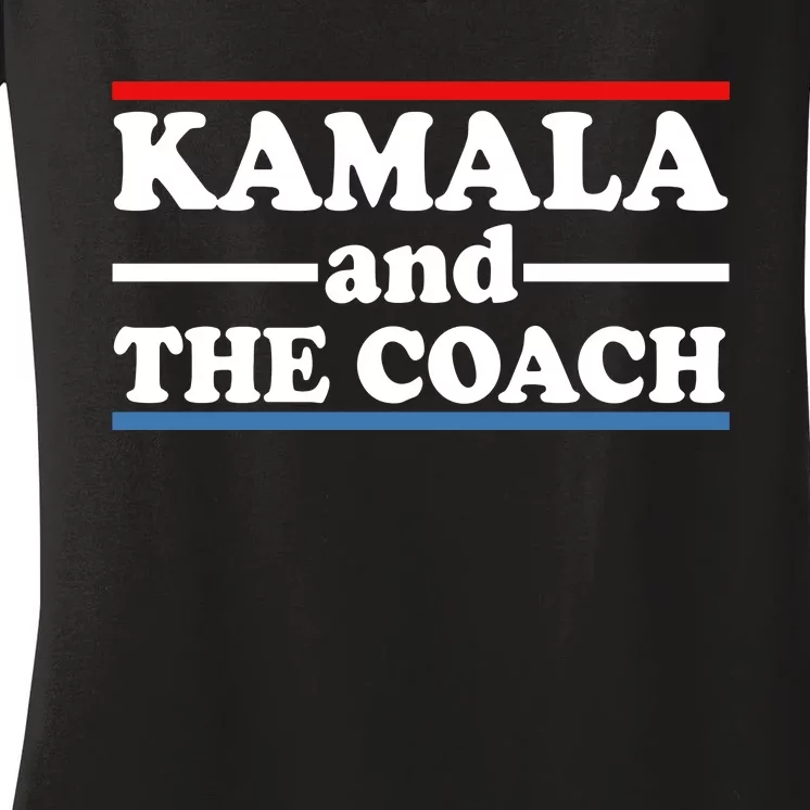 Kamala And The Coach Women's V-Neck T-Shirt