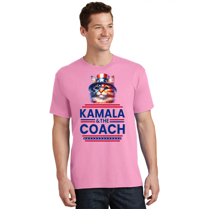 Kamala And The Coach 2024 Kamala Harris Tim Walz T-Shirt