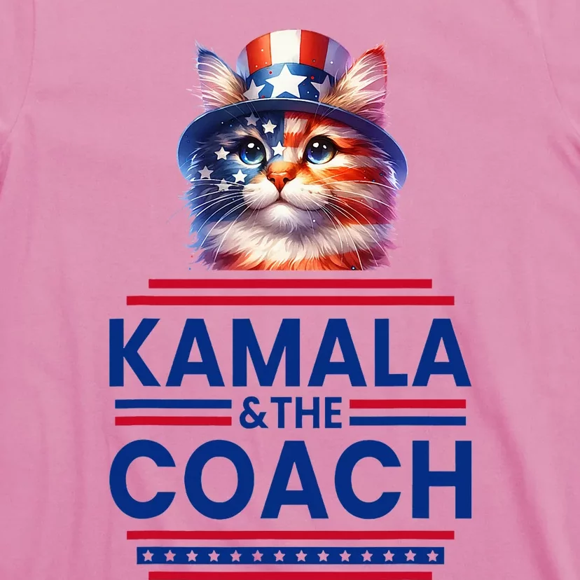 Kamala And The Coach 2024 Kamala Harris Tim Walz T-Shirt