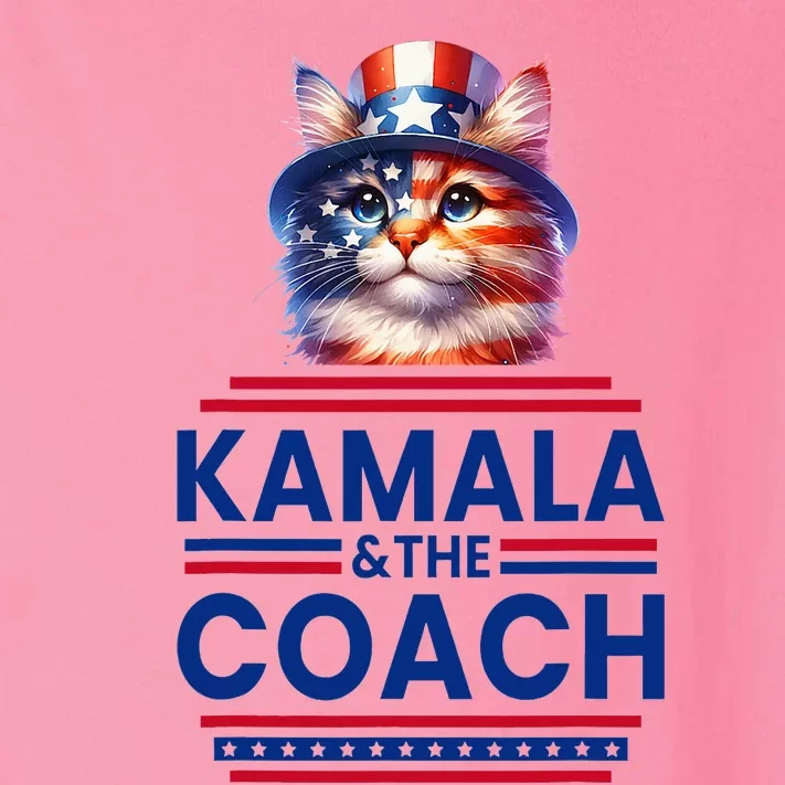 Kamala And The Coach 2024 Kamala Harris Tim Walz Toddler Long Sleeve Shirt