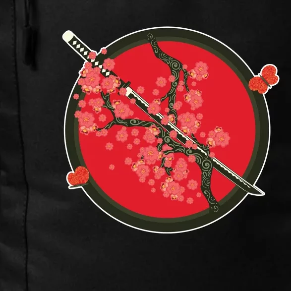 Katana Cherry Blossoms Daily Commute Backpack