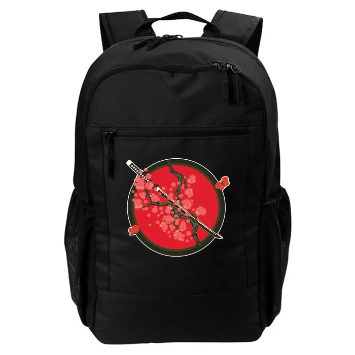 Katana Cherry Blossoms Daily Commute Backpack