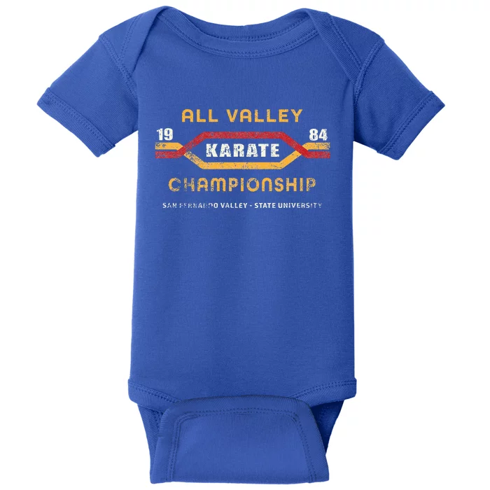 Karate All Valley 1984 Baby Bodysuit