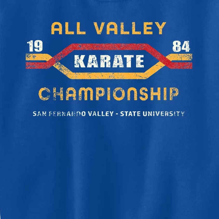 Karate All Valley 1984 Kids Sweatshirt