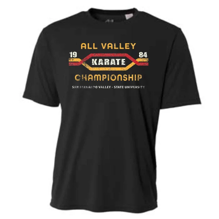 Karate All Valley 1984 Funny Cooling Performance Crew T-Shirt