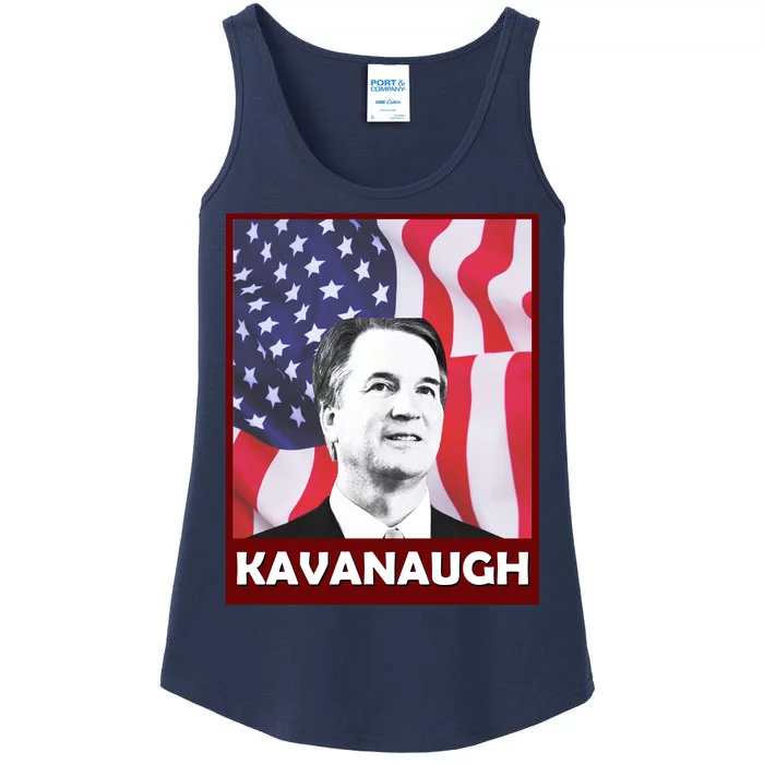 Kavanaugh American Flag Ladies Essential Tank