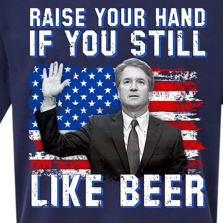 Kavanaugh Still Like Beer American Flag Sueded Cloud Jersey T-Shirt