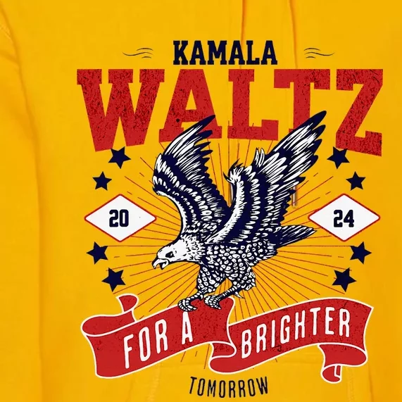 Kamala And Walz For A Brighter Tomorrow 2024 Boho Aesthetic Premium Hoodie