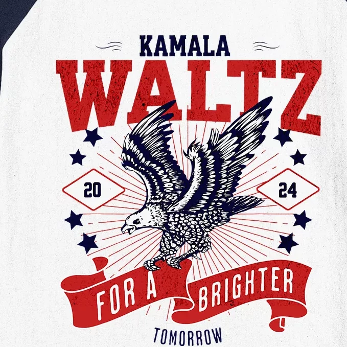 Kamala And Walz For A Brighter Tomorrow 2024 Boho Aesthetic Baseball Sleeve Shirt