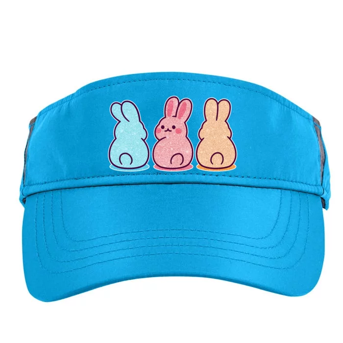 Kawaii Cute Easter Bunny Rabbits Adult Drive Performance Visor