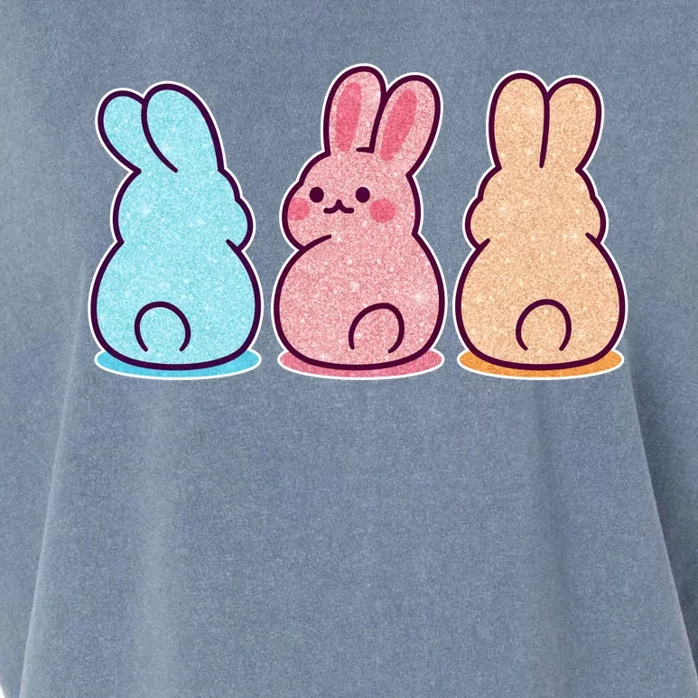 Kawaii Cute Easter Bunny Rabbits Garment-Dyed Women's Muscle Tee