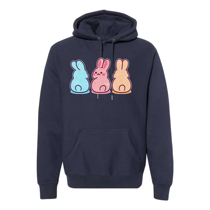 Kawaii Cute Easter Bunny Rabbits Premium Hoodie