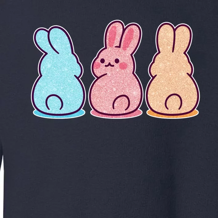 Kawaii Cute Easter Bunny Rabbits Toddler Sweatshirt