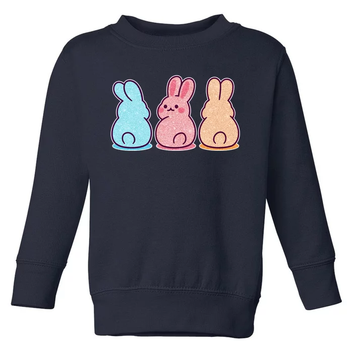 Kawaii Cute Easter Bunny Rabbits Toddler Sweatshirt