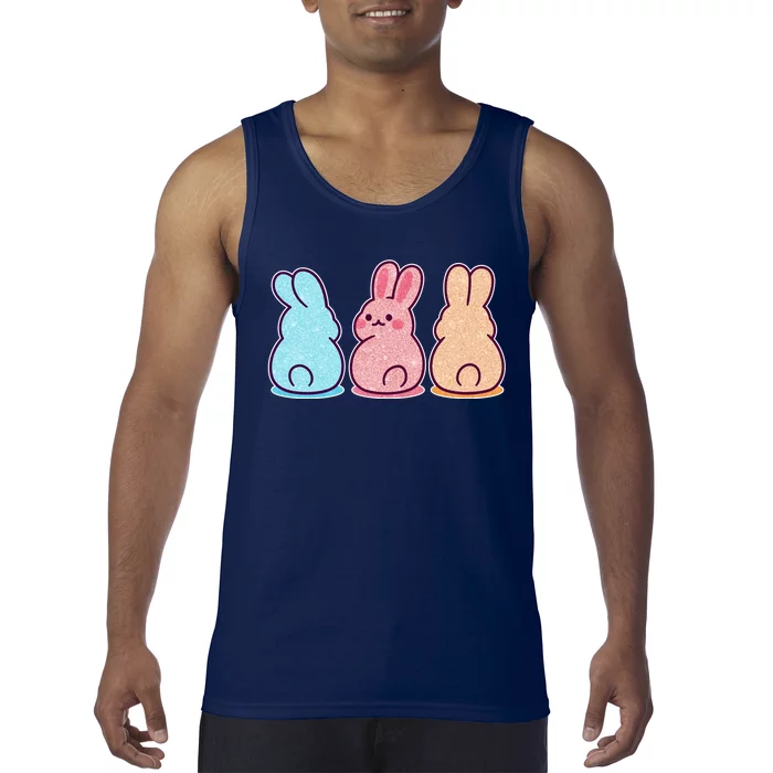 Kawaii Cute Easter Bunny Rabbits Tank Top