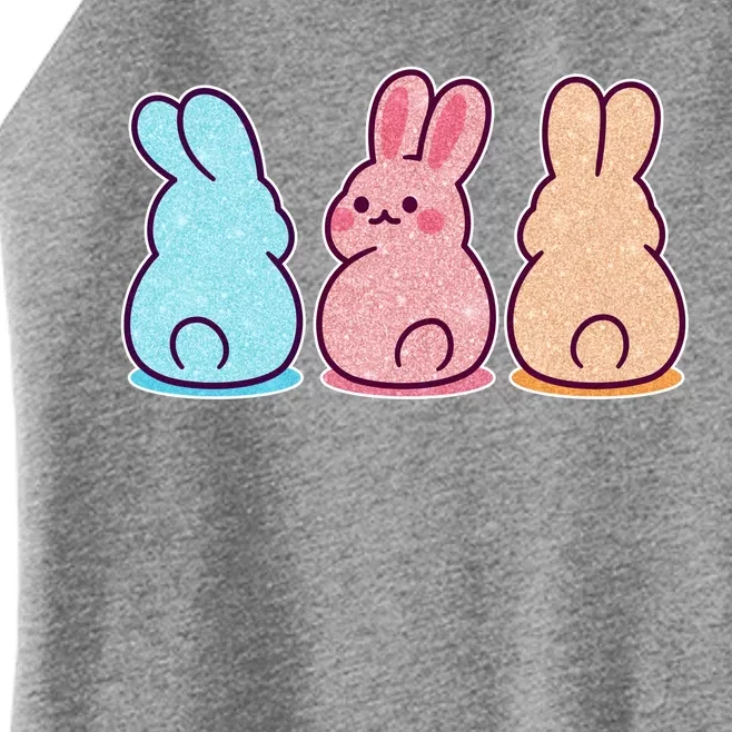 Kawaii Cute Easter Bunny Rabbits Women’s Perfect Tri Rocker Tank