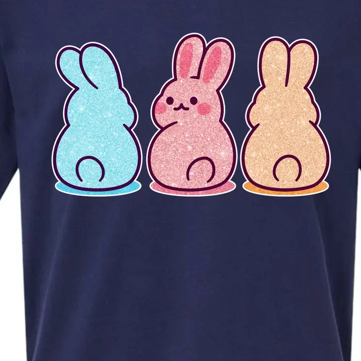 Kawaii Cute Easter Bunny Rabbits Sueded Cloud Jersey T-Shirt