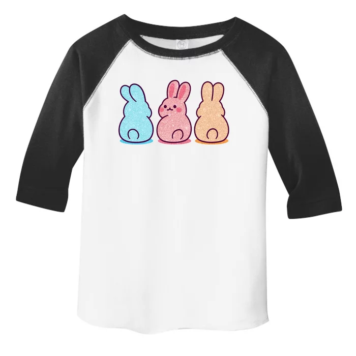 Kawaii Cute Easter Bunny Rabbits Toddler Fine Jersey T-Shirt